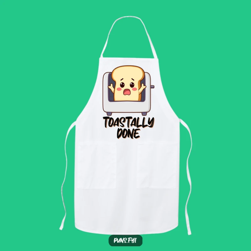 Funny Surprised Bread Apron, Hilarious Kitchen Gift for Bakers and Toast Lovers