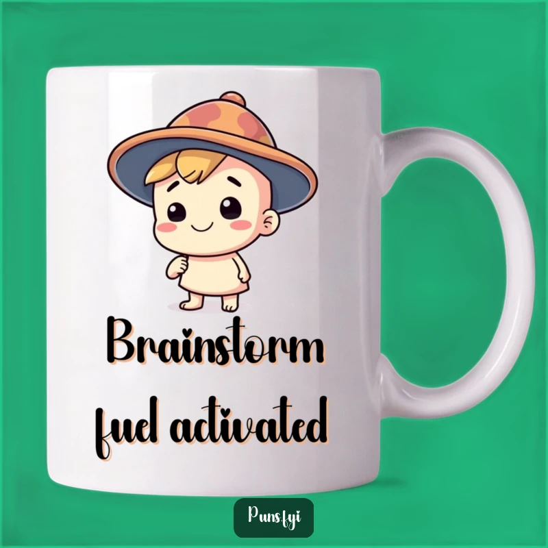 Funny Thinking Cap Mug: Gift for the Quirky Thinker with Big Ideas