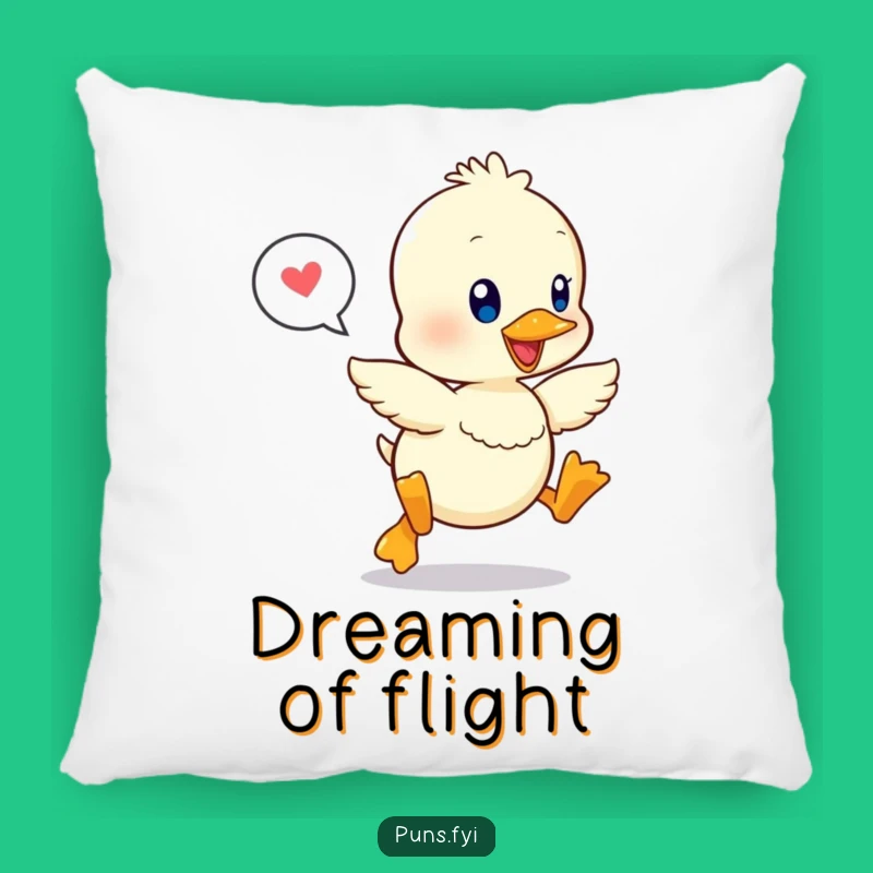 Funny Happy Duckling Pillow: Snuggle Up with This Joyful Kawaii Cushion