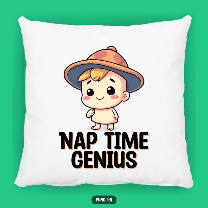 Funny Thinking Cap Pillow: Rest Your Head on Brilliant, Silly Ideas