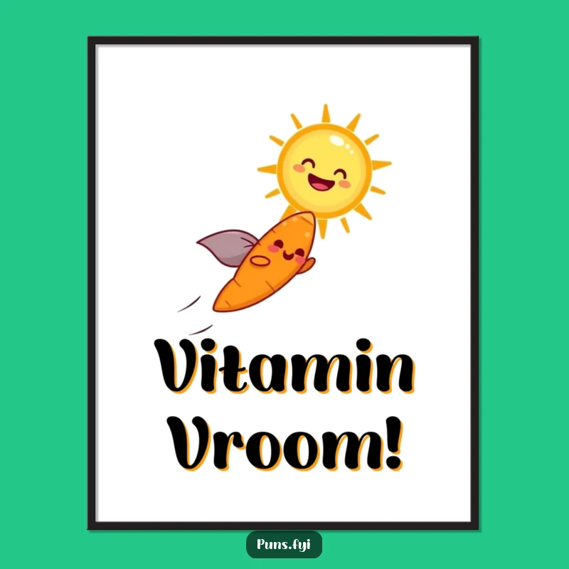 Funny Carrot Hero Digital Art: Sunny Printable & Flight Design, Instant Humorous Decor