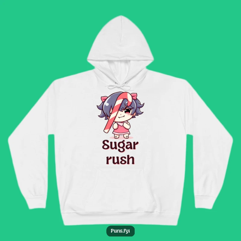 Cozy Funny Candy Cane Mischief Hoodie: Stay Warm and Jolly, A Wonderful Funny Gift!