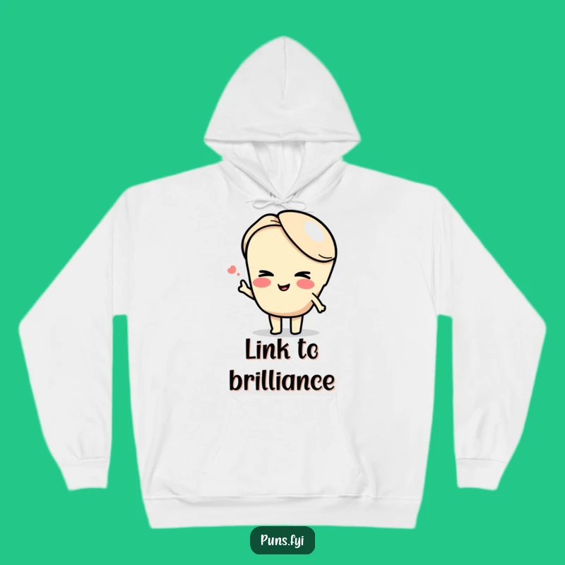 Funny Semicolon Wink Hoodie: Cozy Wear for Witty Grammarians