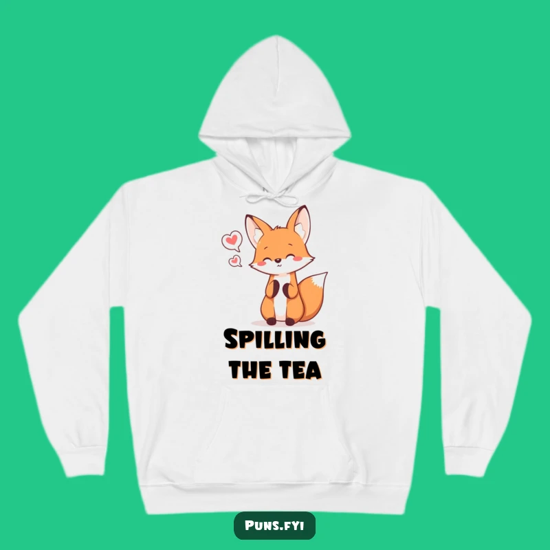 Funny Kawaii Fox Juggling Hoodie - Cozy Chatty Gift for All