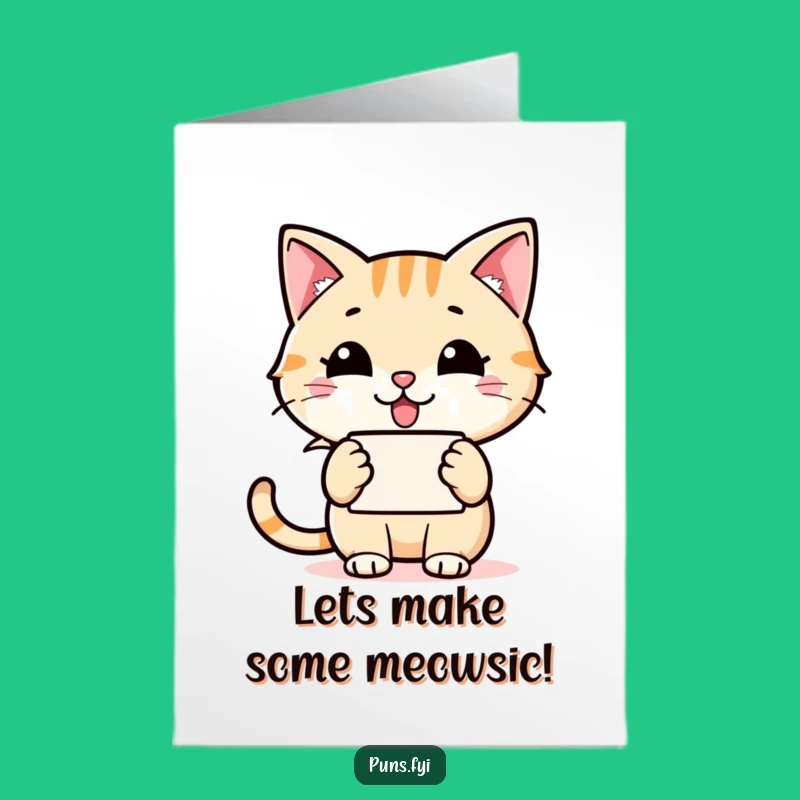 Free Printable Birthday Card: Happy Cat Grinning Word - Funny Downloadable Gift!