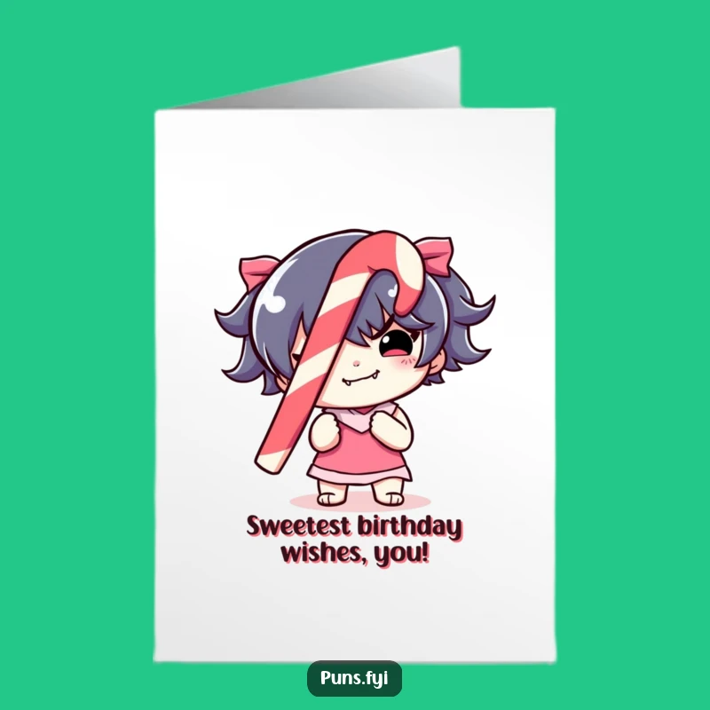 Wish them a sweet birthday with this funny, free printable card. Print at home for a delightfully mischievous greeting!