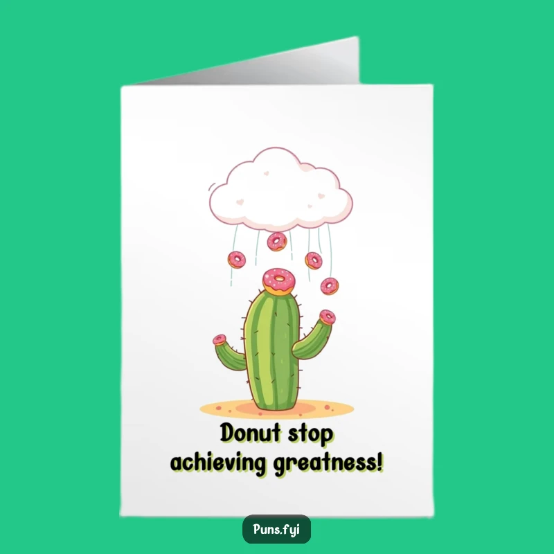 Free Printable Congrats Card: Donut Shower Surprise! Funny Downloadable Gift for Sweet Success