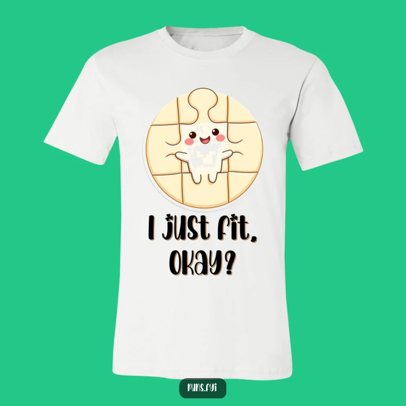 Funny Puzzle Piece T-Shirt: A Happy Fit for Your Casual Style